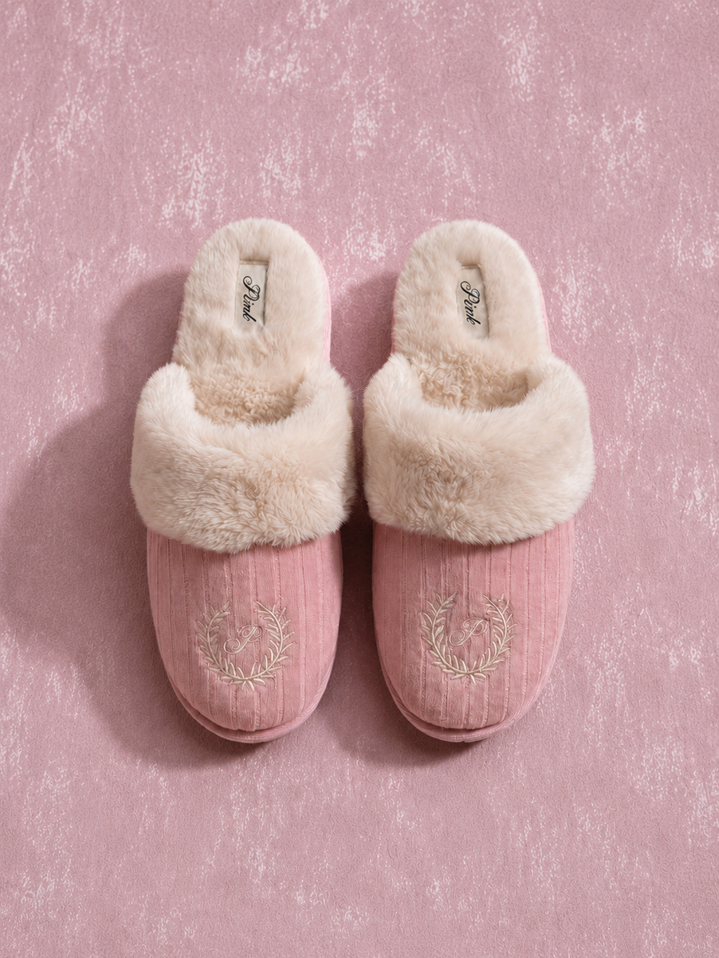 Pantuflas PINK Rosa con Interior de Peluche