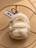 Monedero V'S Peluche Tipo Mochila con Llavero Metálico