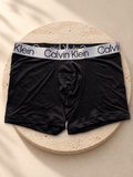 Boxer Calvin Klein negro con banda plata