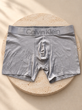 Boxer Calvin Klein gris melange con banda logo