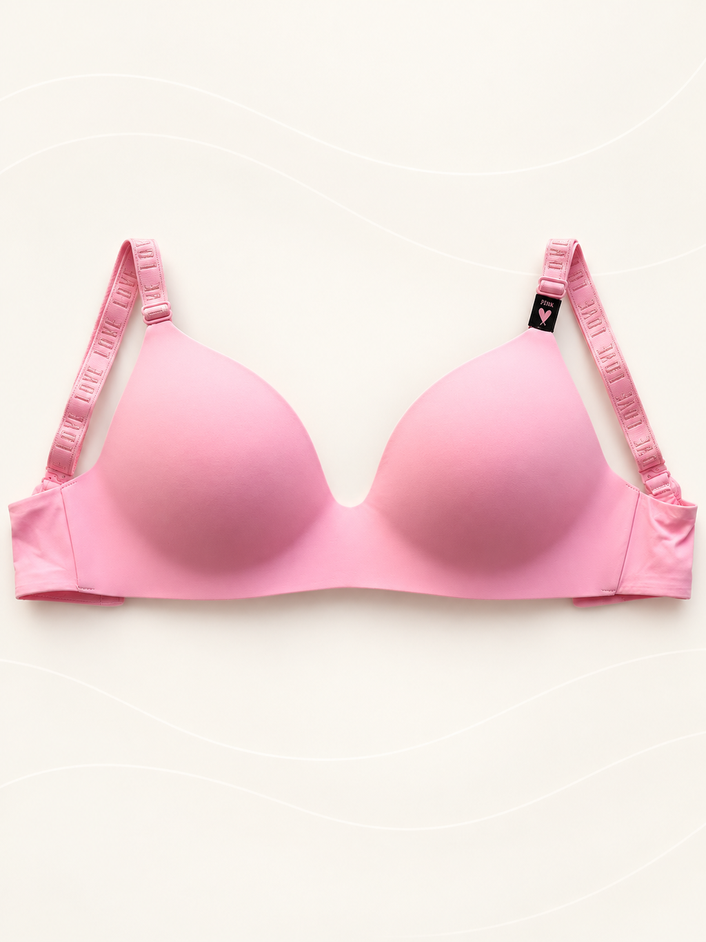 Corpiño PINK rosa sin aro — frente