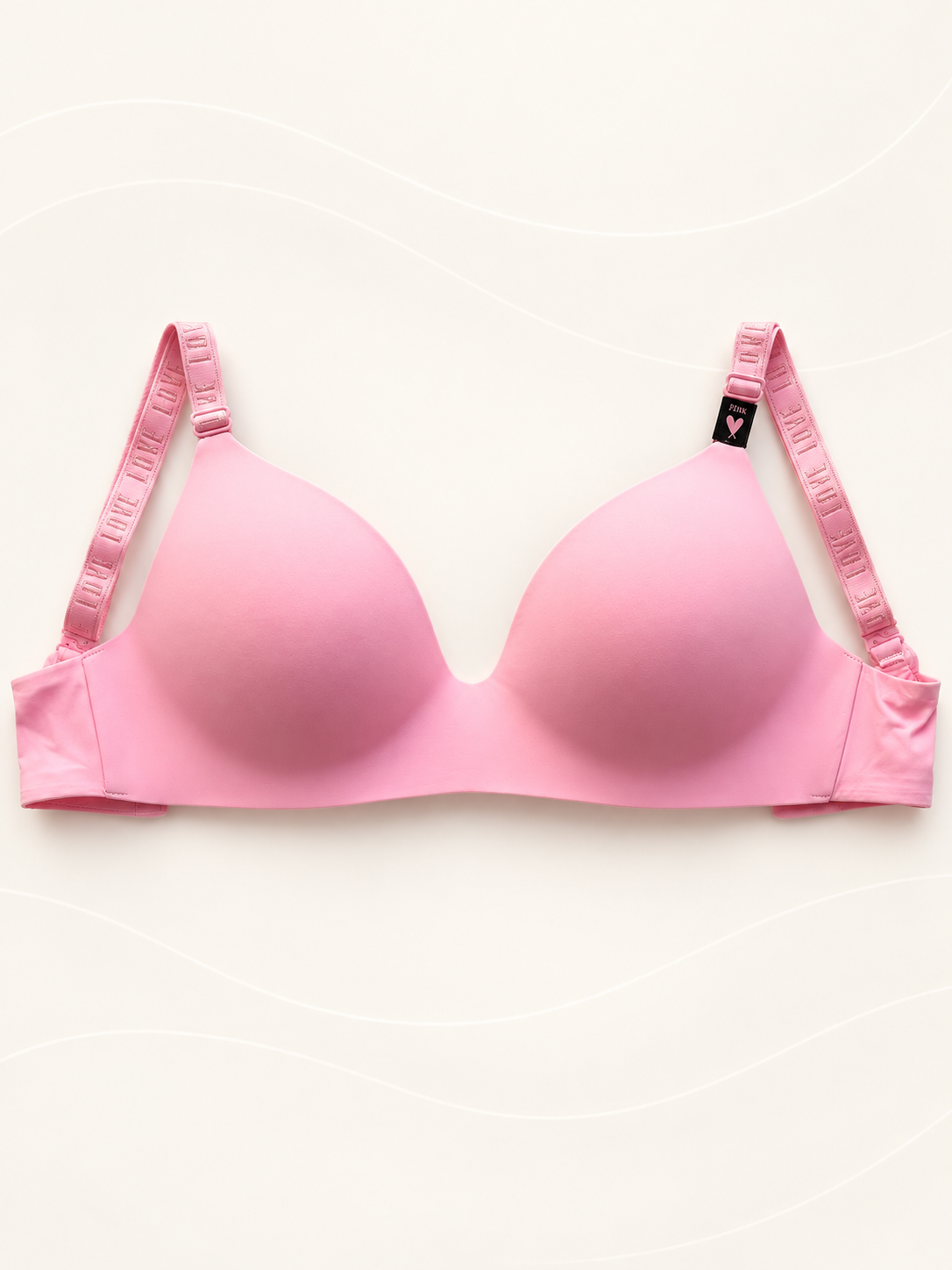 Corpiño PINK rosa sin aro — frente
