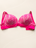 Corpiño V'S PINK fucsia marmolado — frente
