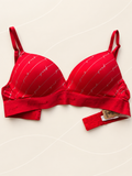 Corpiño V'S PINK rojo sin aro — frente