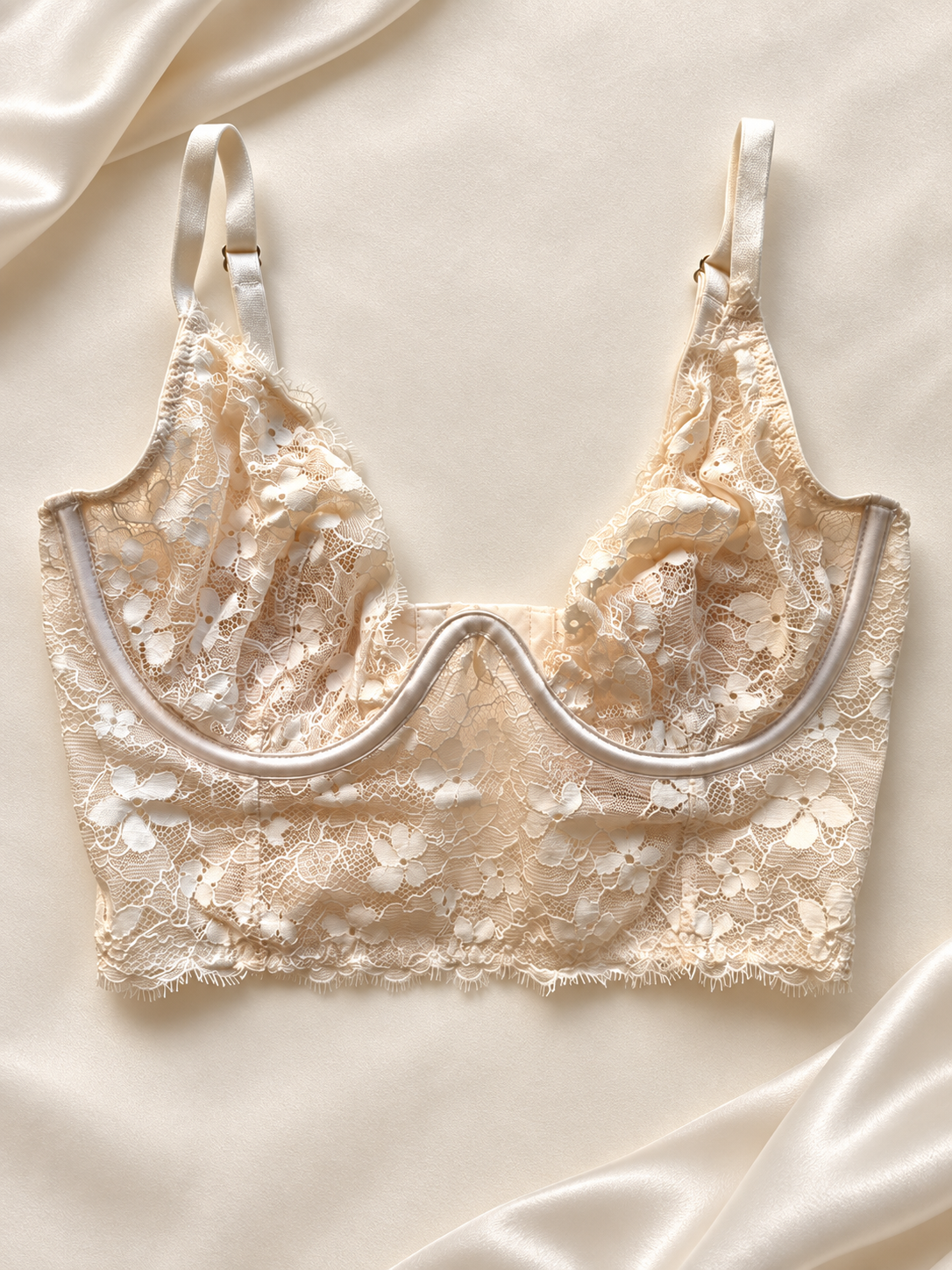 Corset V'S marfil - frente