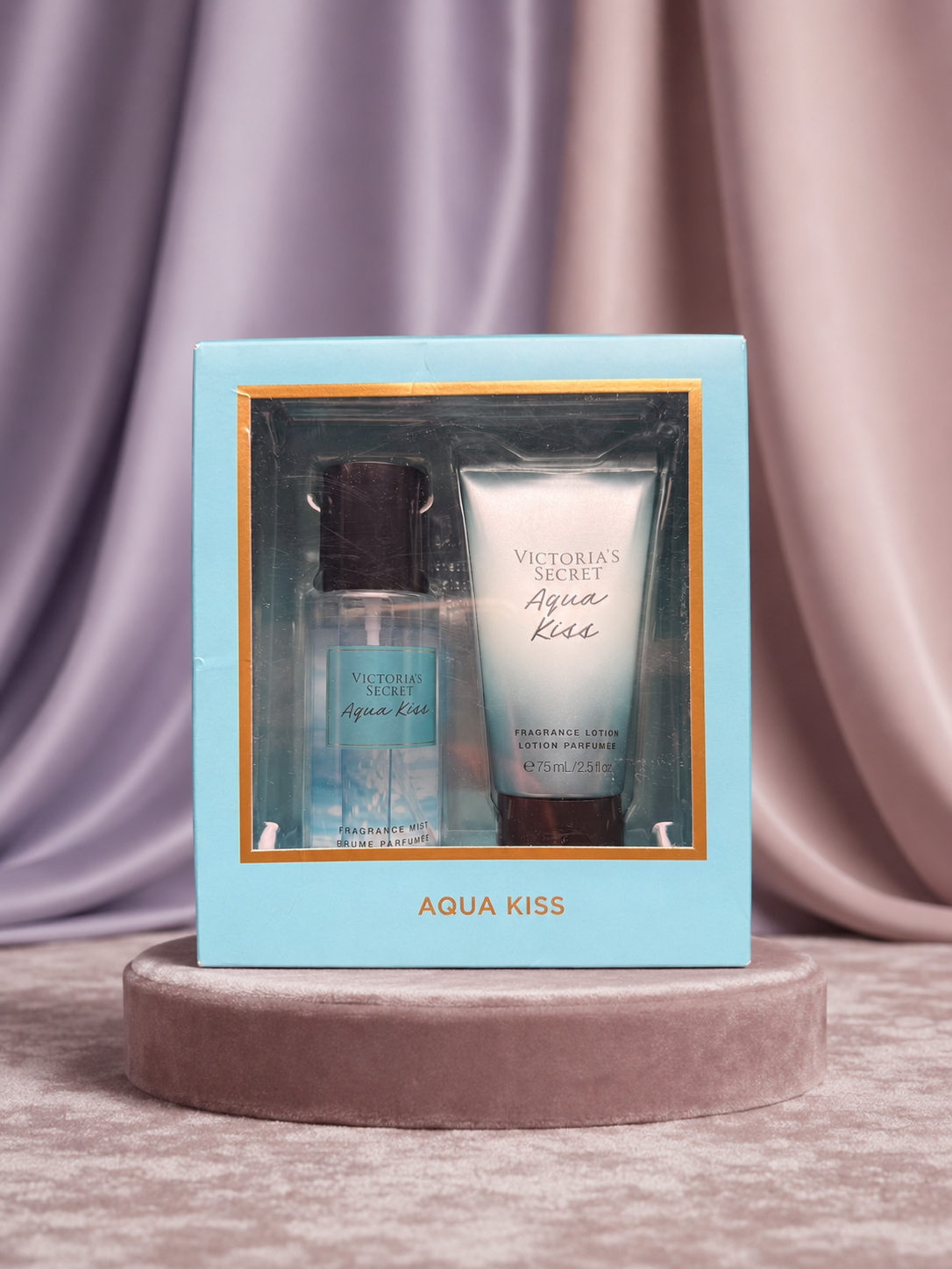 Set de Regalo V'S Aqua Kiss – Body Mist + Loción Corporal