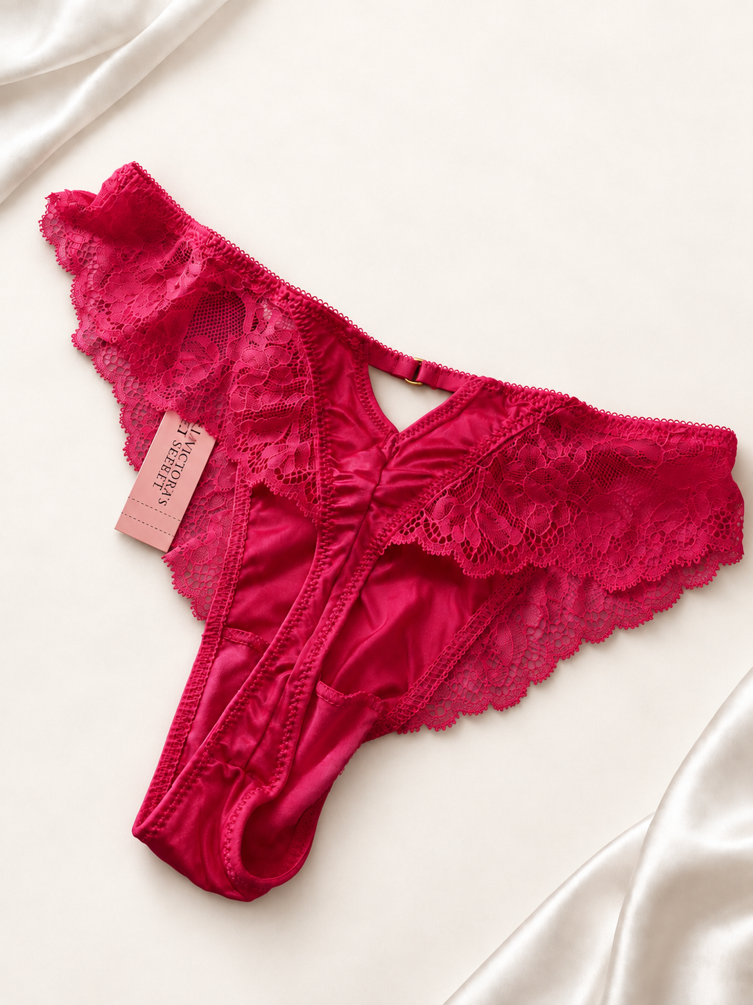 Panti V'S Satin & Lace Fucsia, segunda vista