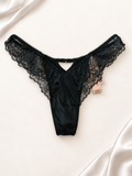 Panti V'S Satin & Lace Verde oscuro, frente