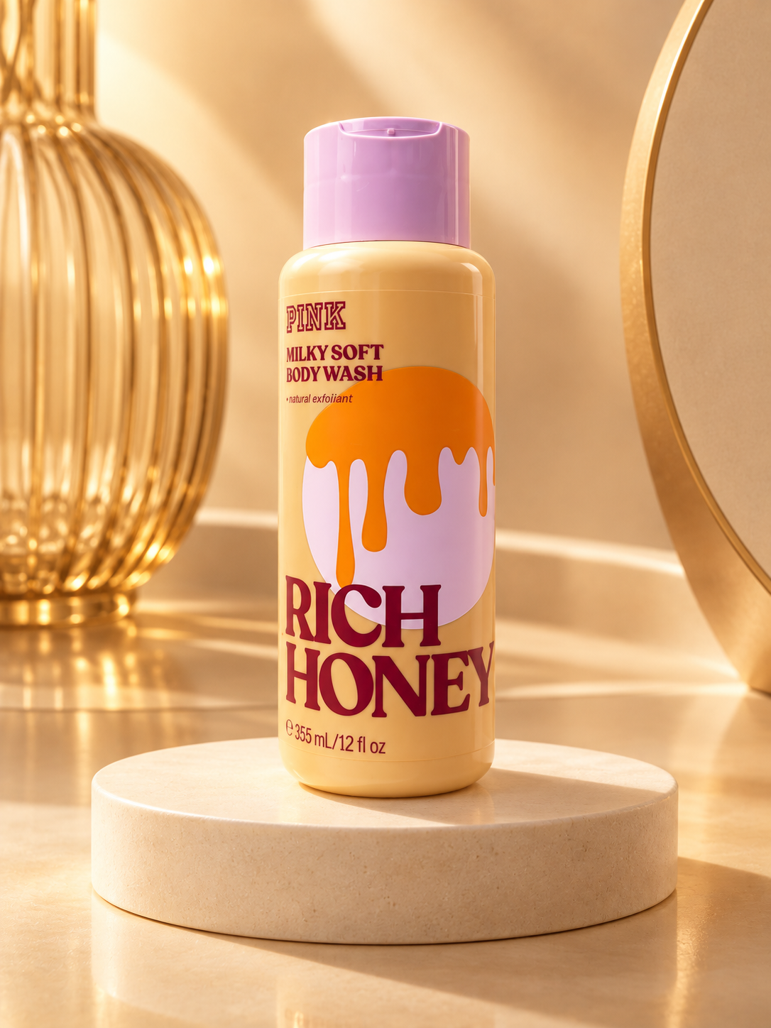Gel de baño PINK Rich Honey