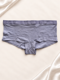 Panti Calvin Klein Lila de corte short con banda logo, vista posterior
