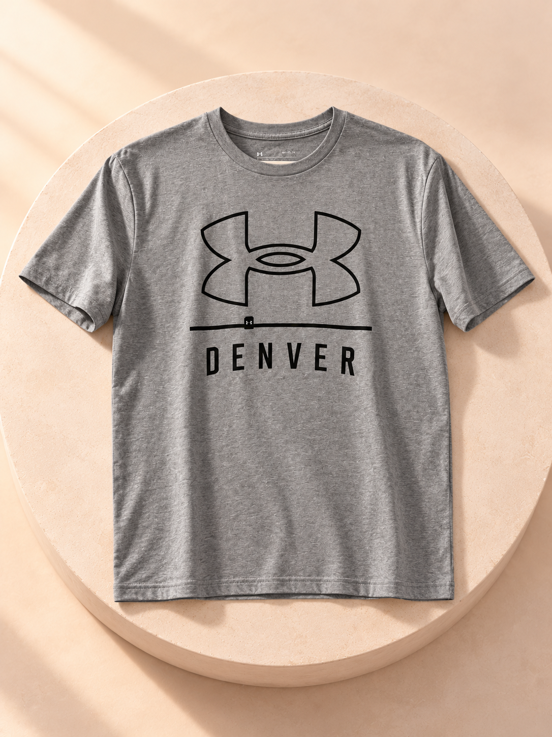 Remera Under Armour Denver gris, vista completa