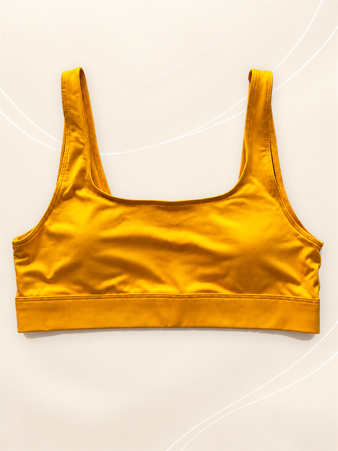 Top deportivo PINK amarillo - dorso