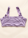 Top PINK Lila con Bandas Logo, frente