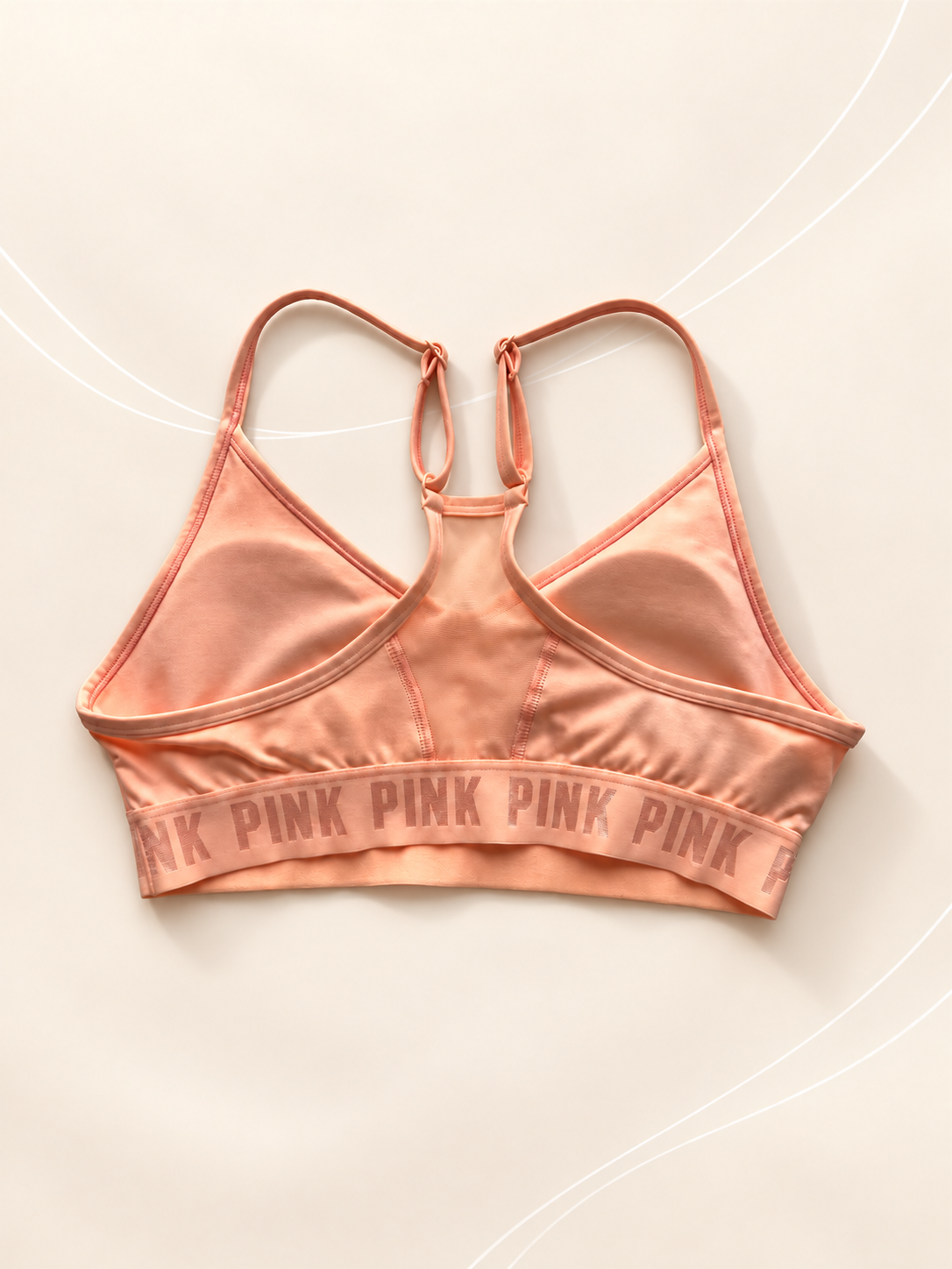 Top PINK Durazno con Logo – dorsal