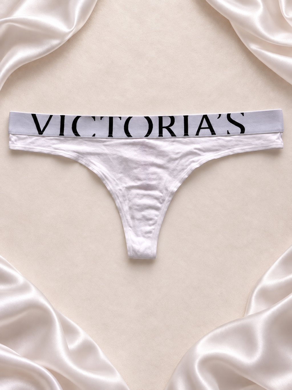 Panti V'S con Cintura Logomanía Blanco, vista posterior