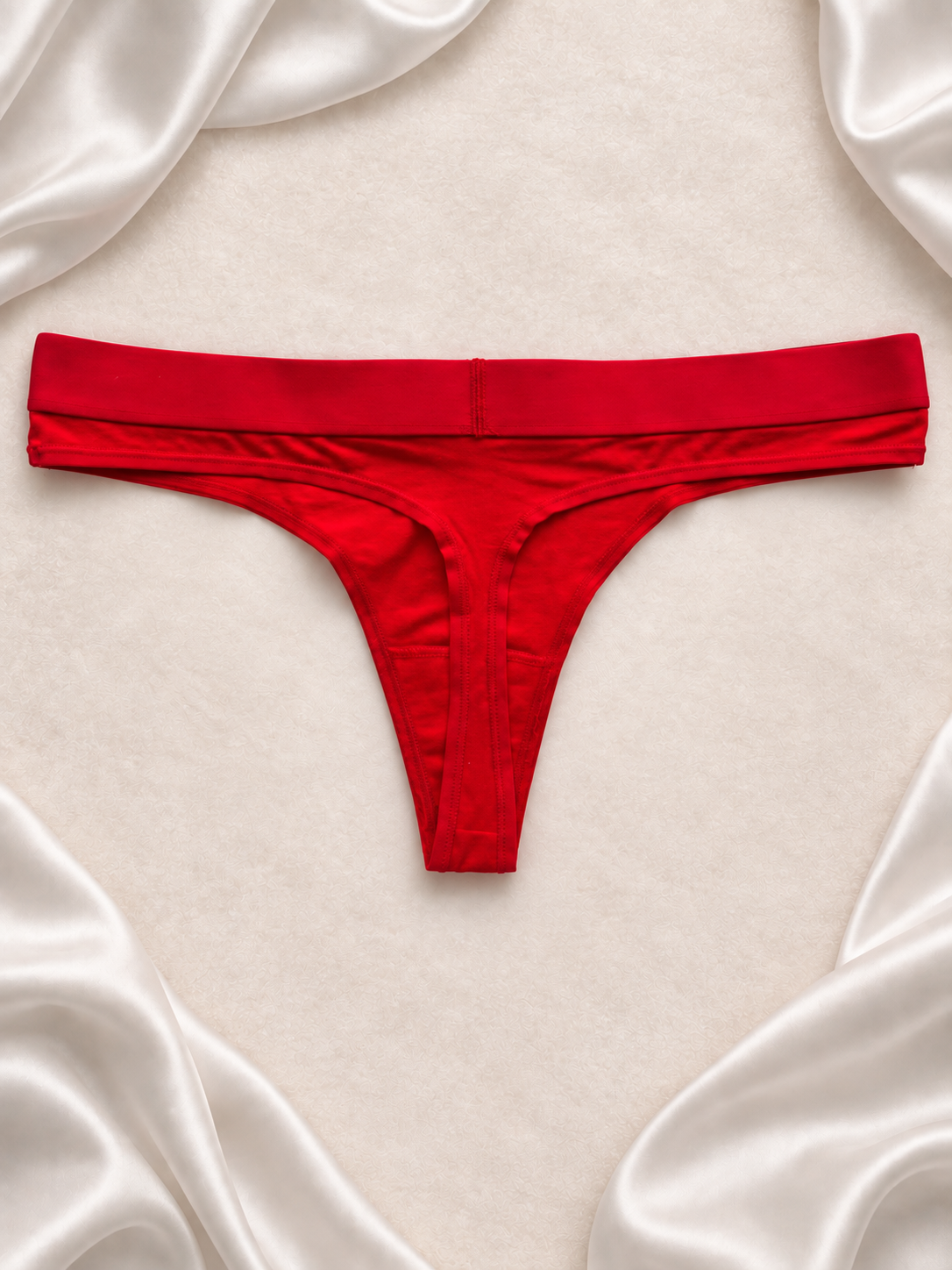 Panti V'S rojo clásico, dorso